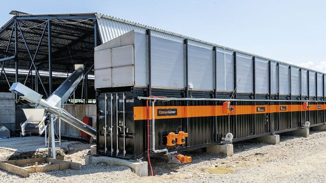 Sistema completo per il trattamento dei residui già pronto per il collegamento