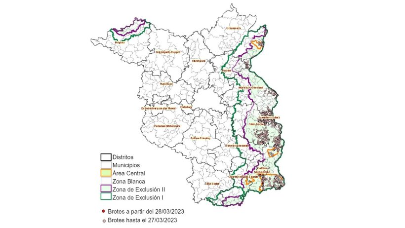 Situaci&oacute;n general en el Estado de Brandeburgo (al 5 de abril de 2023)

