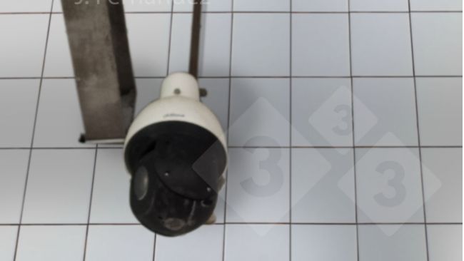 Telecamera del sistema di videosorveglianza installata in un macello.
