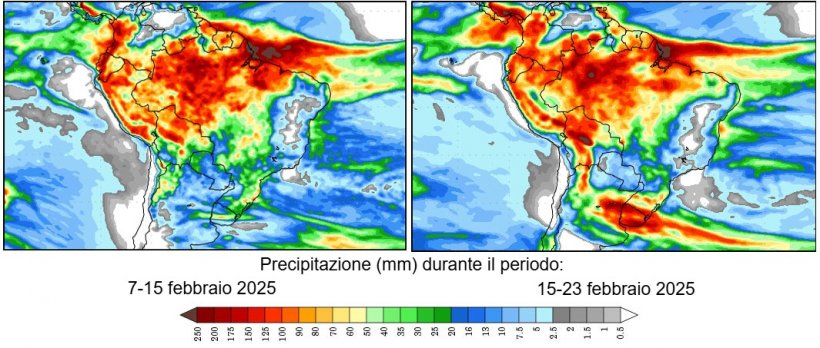 Figura 2: Previsioni meteo per l&#39;emisfero australe (fonte: GrADS/COLA.
