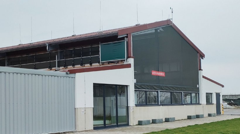 Stalla del Futuro Livello III: vista esterna del capannone