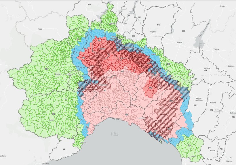 Varie zone restrizione