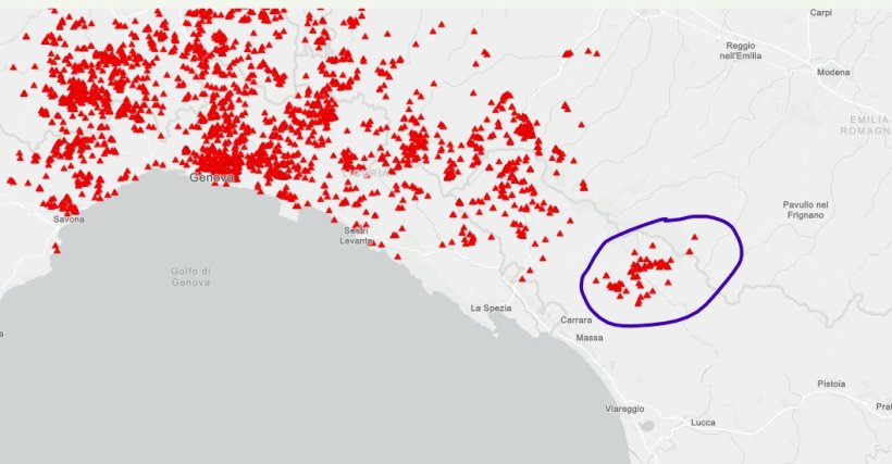 Il circolo rappresenta una delle aree pi&ugrave; critiche in questo momento. Fonte: https://storymaps.arcgis.com/