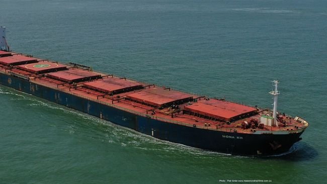 Barco capesize. Fuente: Piet Sinke, vía Flicr
