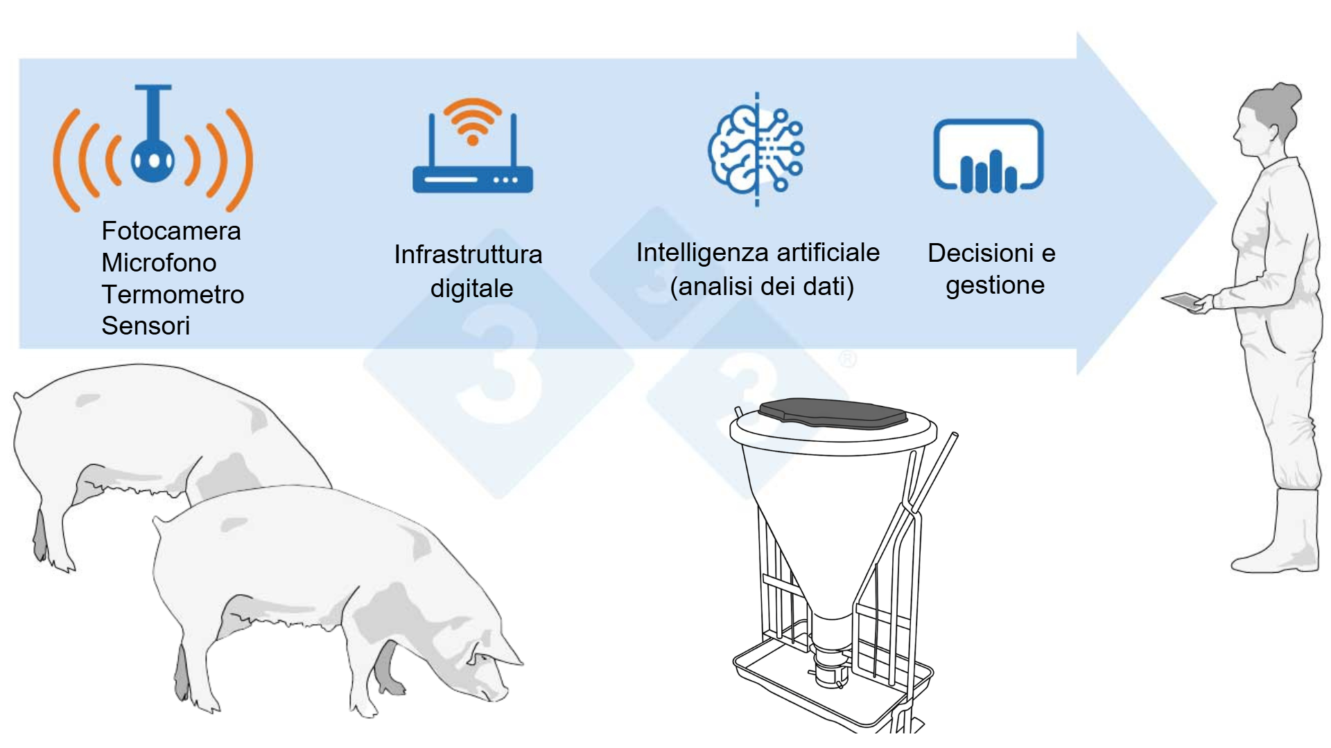 Figura 1: L'allevamento come sistema di dati.
