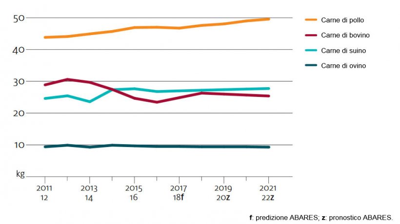 Prospettive del consumo di carne in Australia
