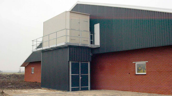 Purificatore daria biologico dellallevamento