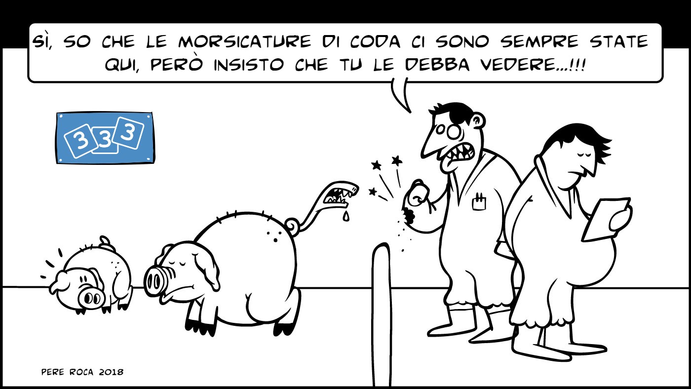 Morsicature delle code