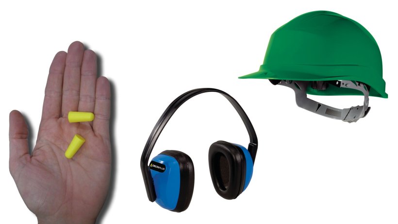 I tappi per le orecchie possono ridurre l'esposizione al rumore se usati correttamente. Le cuffie anti-rumore possono essere uguali o pi&ugrave; efficaci, anche se sono pi&ugrave; scomode da indossare con un cappello o un casco.
