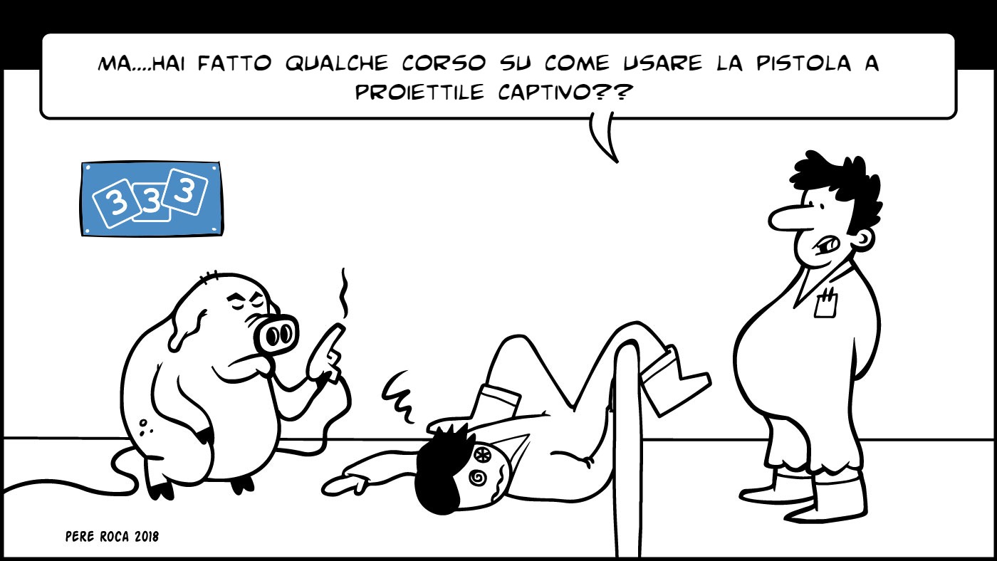 Pistola a proiettile captivo