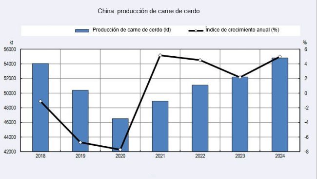 China pigmeat production