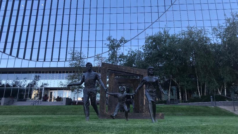 Richard and Annette Bloch Cancer Survivors Park en Minneapolis.
