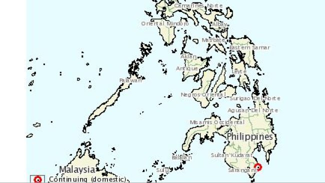 I primi casi in assoluto di peste suina africana (PSA) fuori Luzon sono stati segnalati sull'isola di Mindanao.