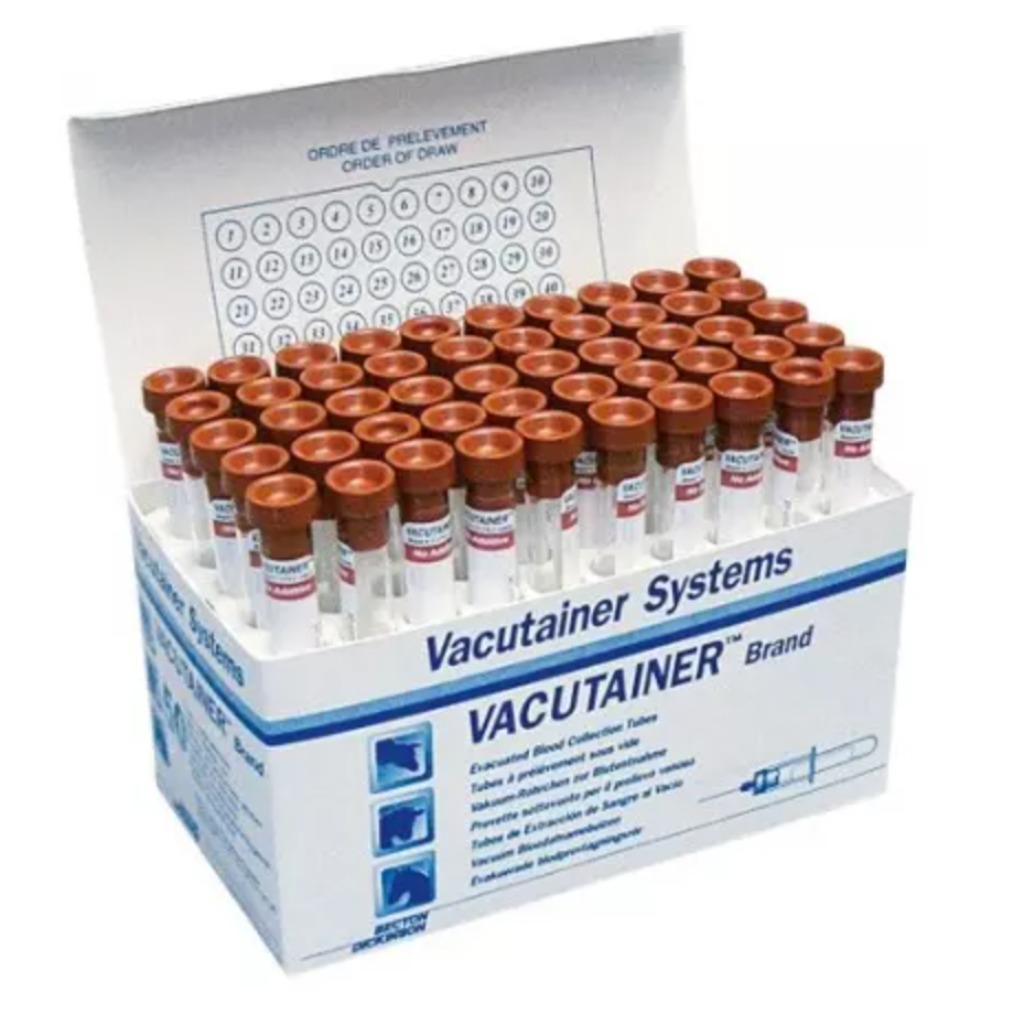 Vacutainer: tubos 5 ml 40 unidades