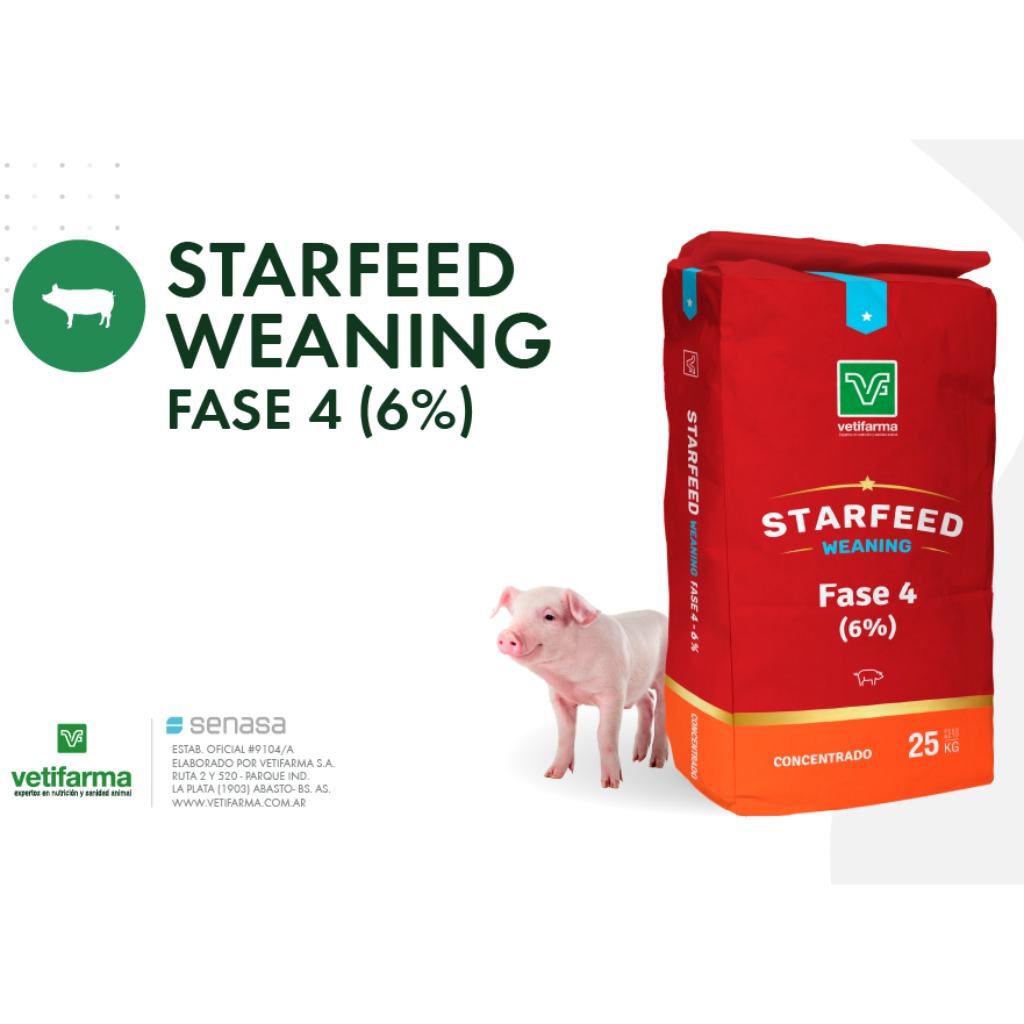 Starfeed weaning fase 4 al 6%