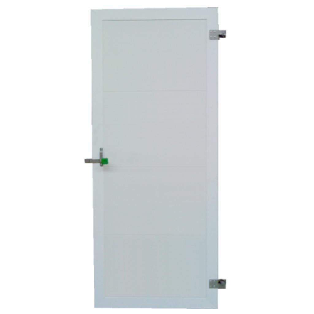 Porta piana in PVC con telaio in alluminio, 100 x 200 cm